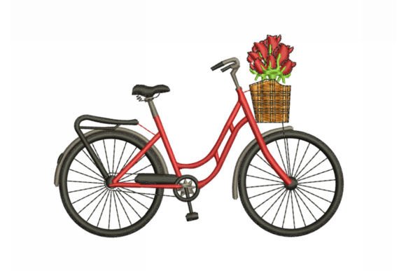 Bicycle with a Basket: A Seasonal Embroidery Review