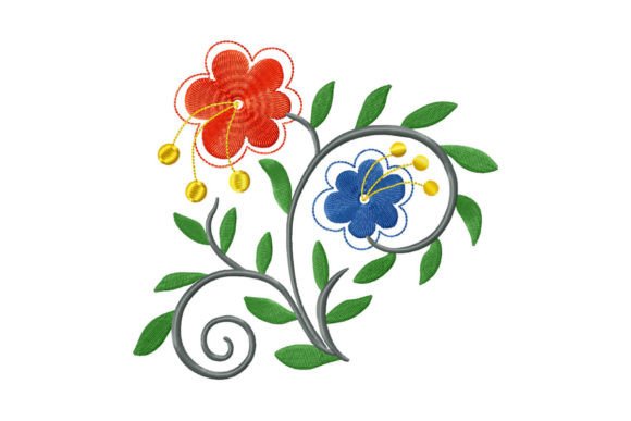 Bouquet with Flowers and Swirls: A Craft Fair Review