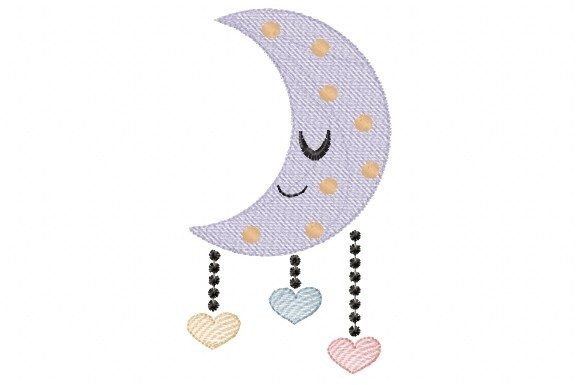 Review: Smiley Face Moon with Hearts Design