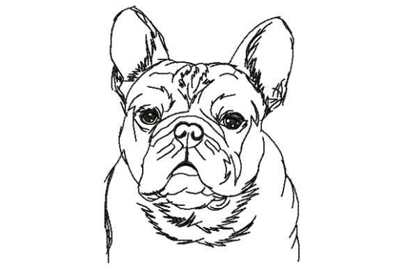 Reviewing Bulldog Redwork for Boutique Sweatshirts
