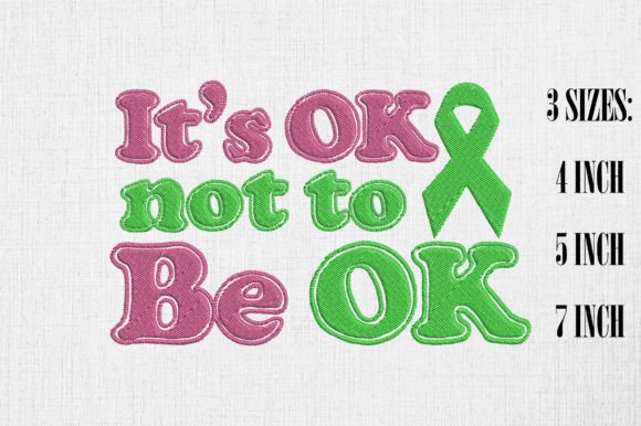 Reviewing It’s Okay Not to Be Okay Mental Health Embroidery