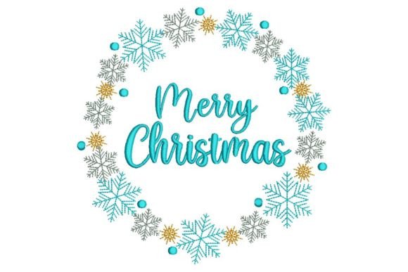 Snowflakes Wreath: A Seller’s Review for Holiday Embroidery